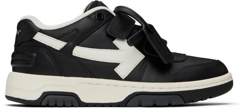 Off-White Kids Black 
White Out Of Office Straps Sneakers