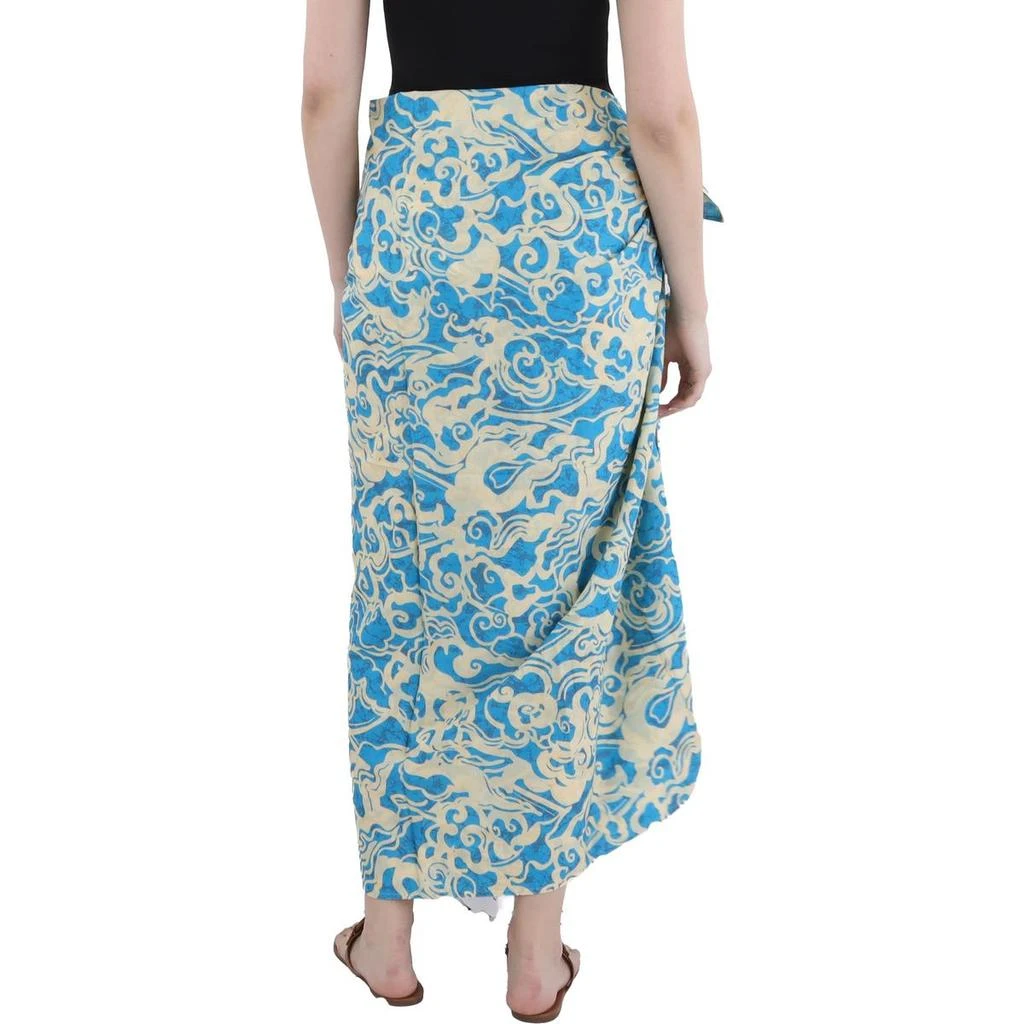 A.L.C. Serra Sarong Womens Printed Cotton Cover-Up 2