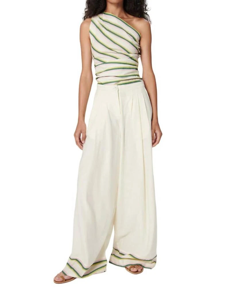 CHUFY Okra Pants In Eden Cream 1