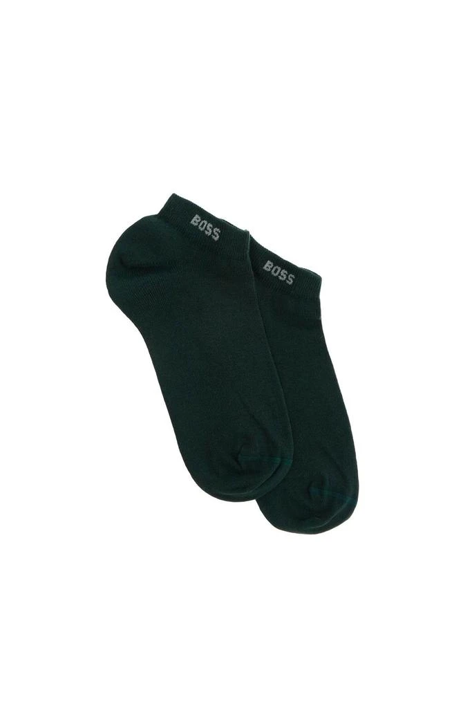 Hugo Boss light and dark green slim fit socks set of 2 cotton comfort 3