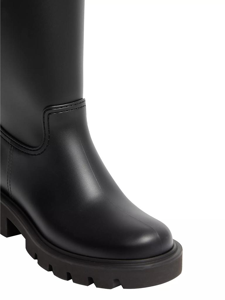 Moncler Lined Kickstream Tall Rain Boots