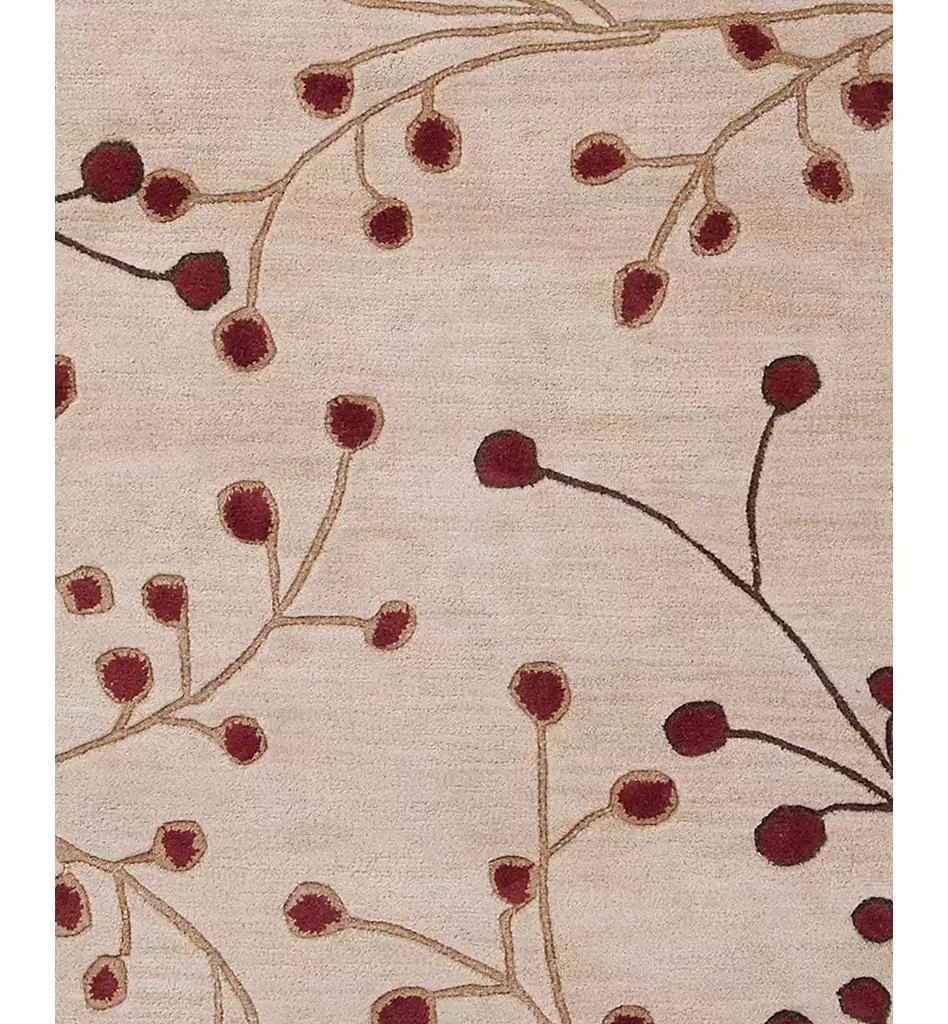Surya Athena ATH-5053 Burgundy 2'6" x 8' Runner Area Rug 4