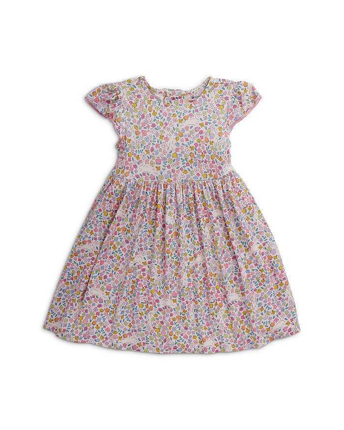 MAGNETIC ME Girls' Bunny Blossom Magnetic Flutter Sleeved Dress - Little Kid, Big Kid
