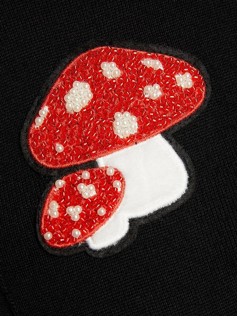 Alice + Olivia Ruthy Mushroom Wool-Blend Cardigan 7