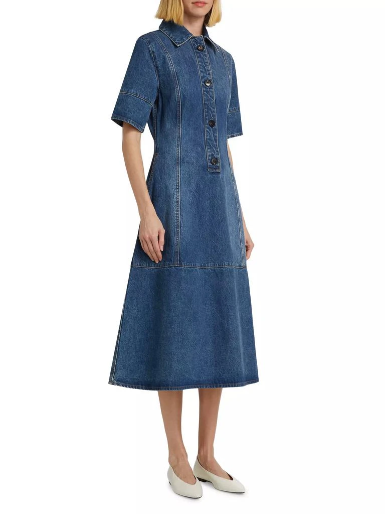 Co Denim Half-Placket Dress 4