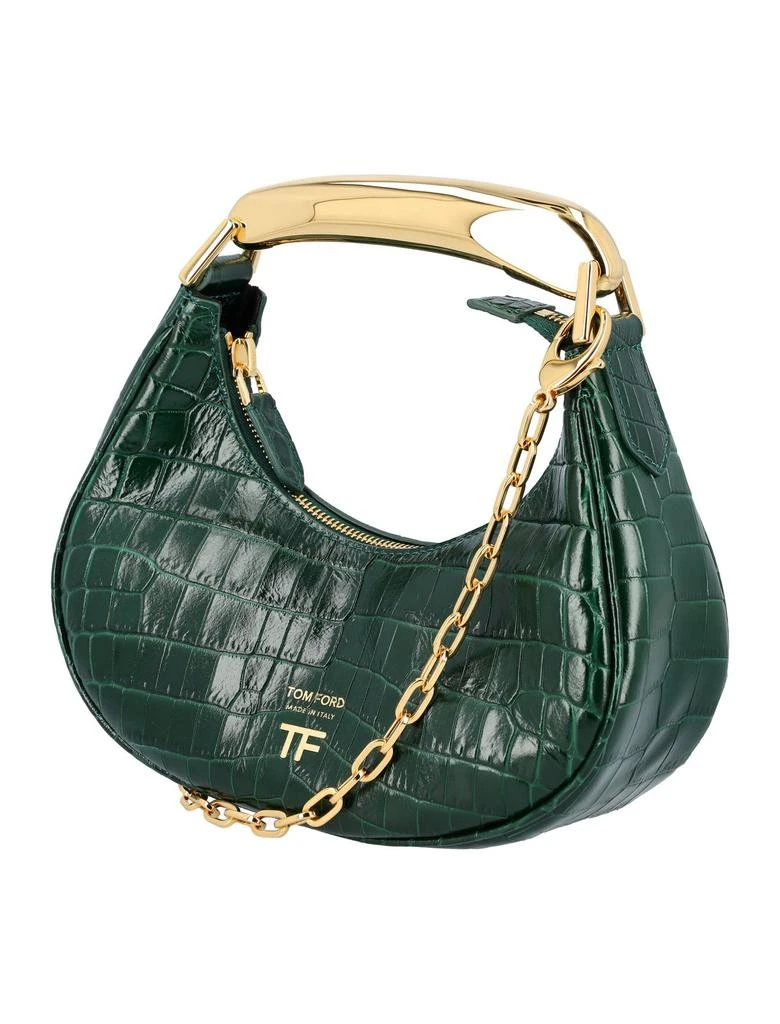 Tom Ford Tom Ford Bianca Shiny Embossed Mini Hobo Bag 4
