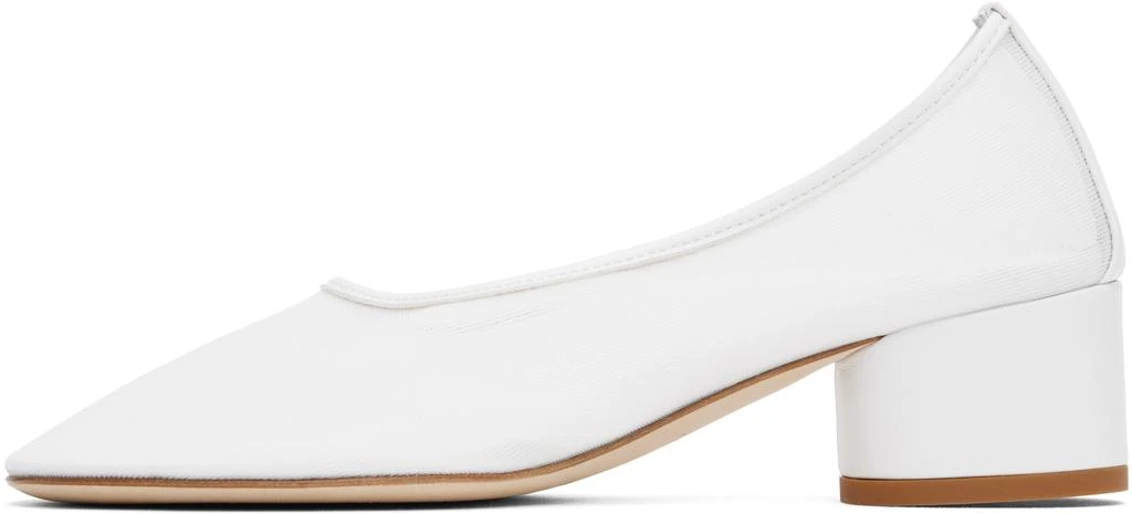 Dear Frances White Balla Pump Mesh Heels 3