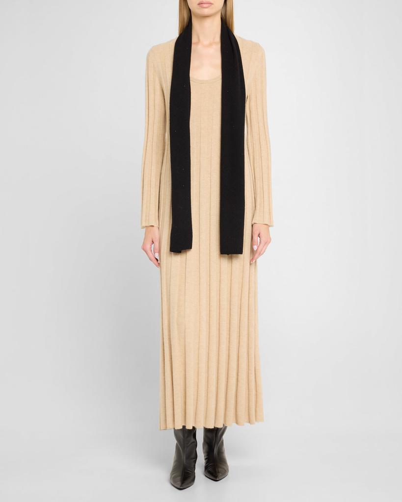 Carolyn Rowan Cashmere Scarf W/ Rolled Trim