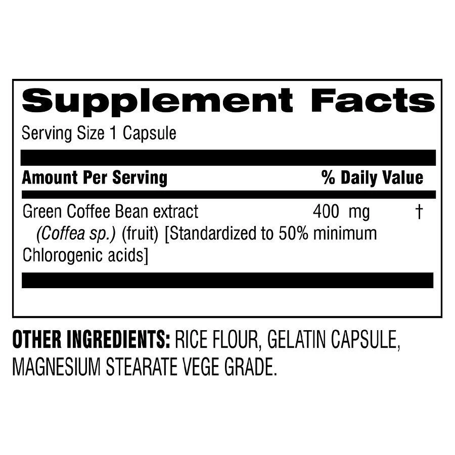 Botanic Choice Green Coffee Bean Extract 2