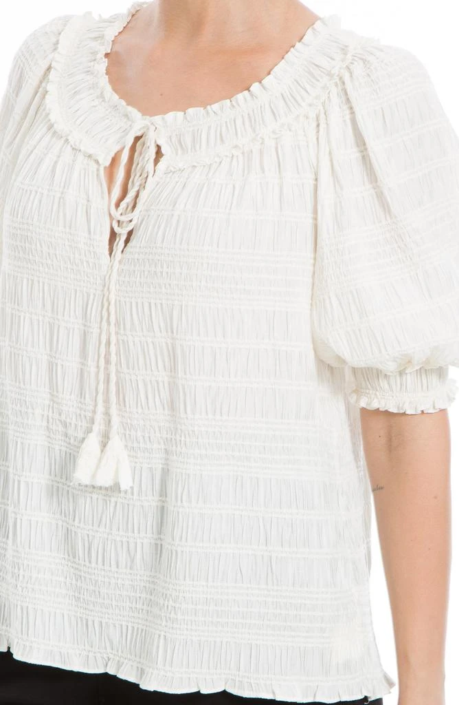 Max Studio Chennel Tassel Elbow-Length Sleeve Top 3