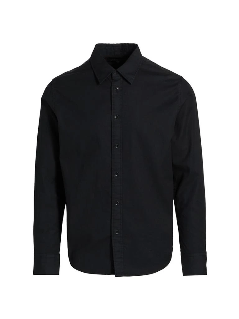 Rag & Bone Tomlin Cotton Button-Front Shirt 1