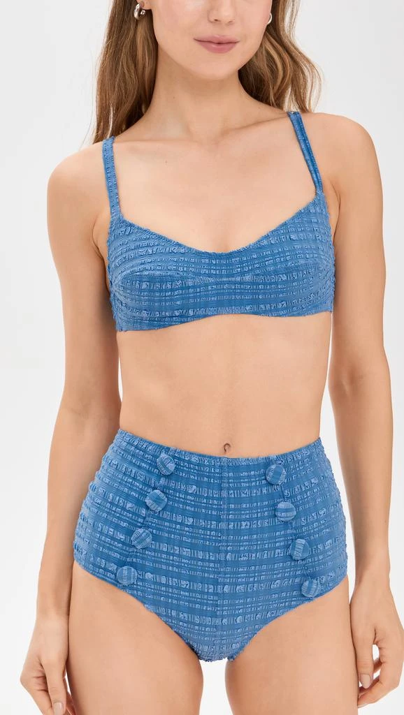 LISA MARIE FERNANDEZ Balconette High-Waist Bikini Set 4