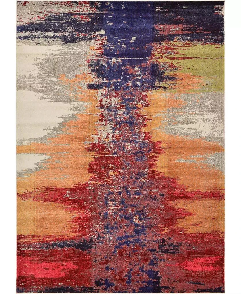 Bayshore Home CLOSEOUT! Newwolf New2 Pink 7' x 10' Area Rug 1