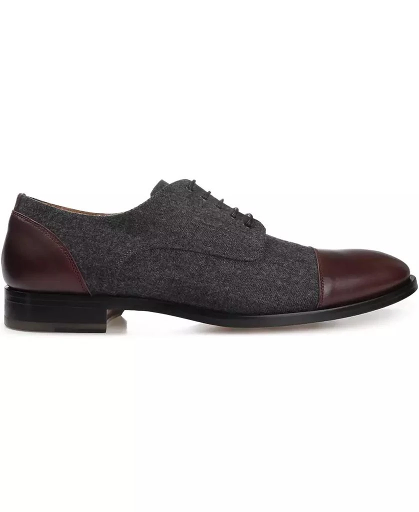 Taft Men's Jack Handcrafted Leather, Velvet and Wool Dress Shoes 2