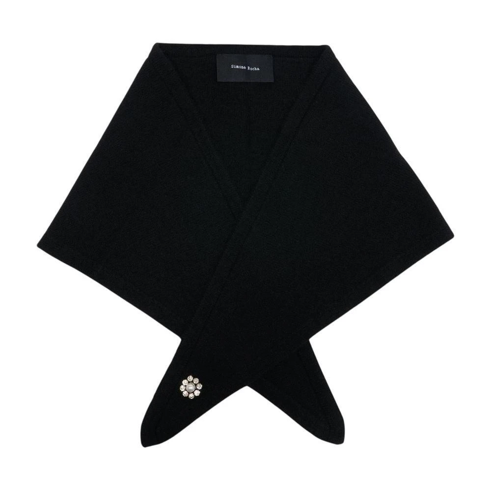 Simone Rocha Simone Rocha Embellished Cashmere Neckerchief