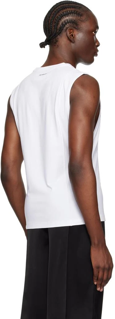 Peter Do White Creased Muscle Tank Top 3