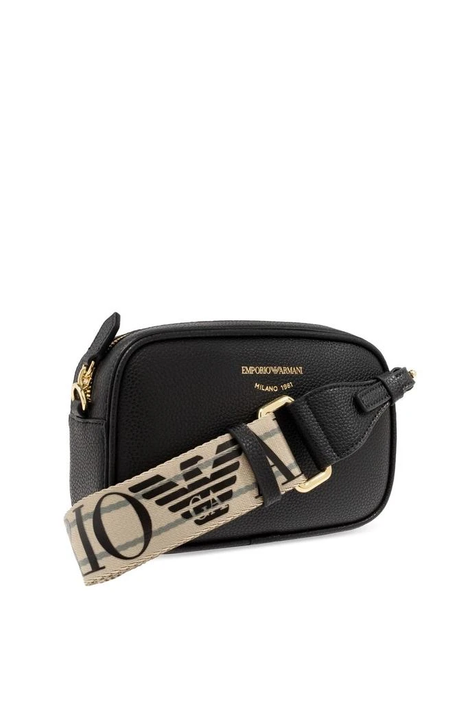 Emporio Armani Emporio Armani Logo Detailed Zip-Up Crossbody Bag 4