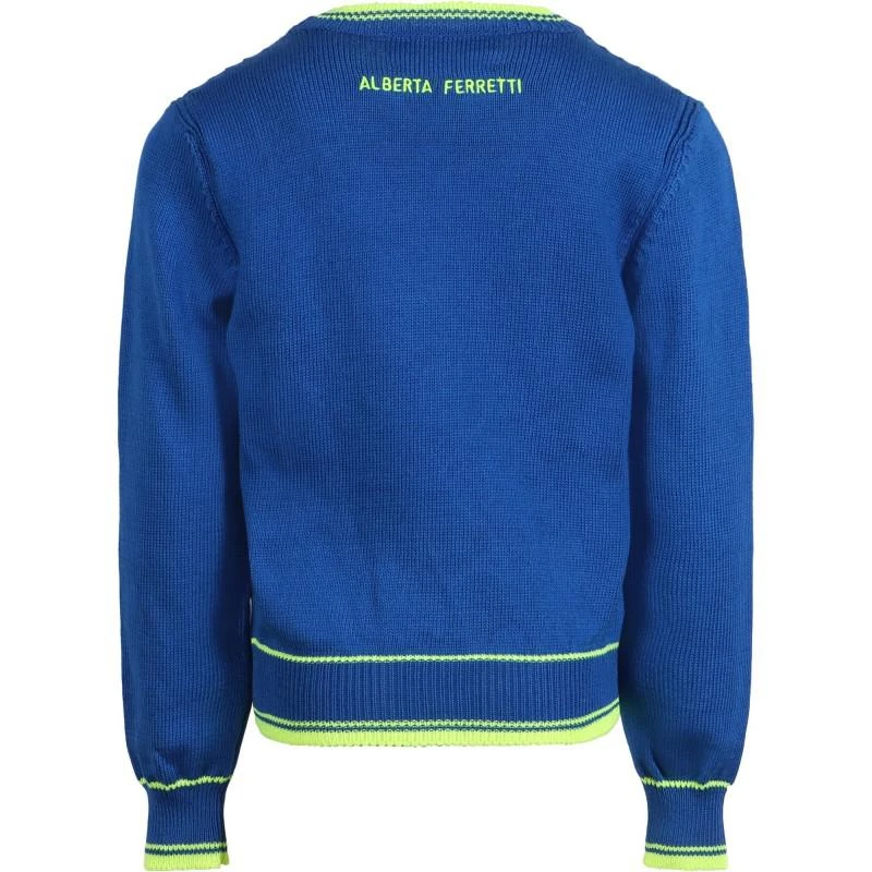 Alberta Ferretti Girls sunday sweater in blue 2