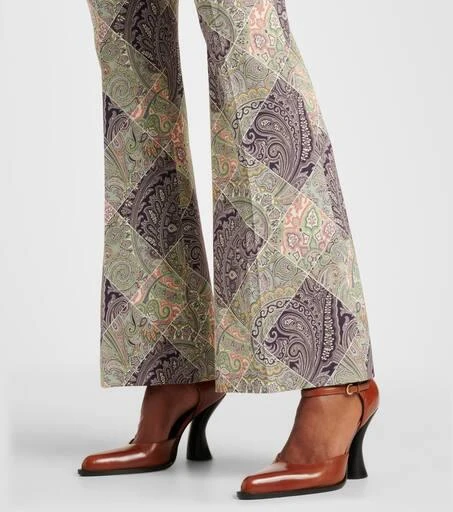 ETRO Paisley high-rise flared pants 5