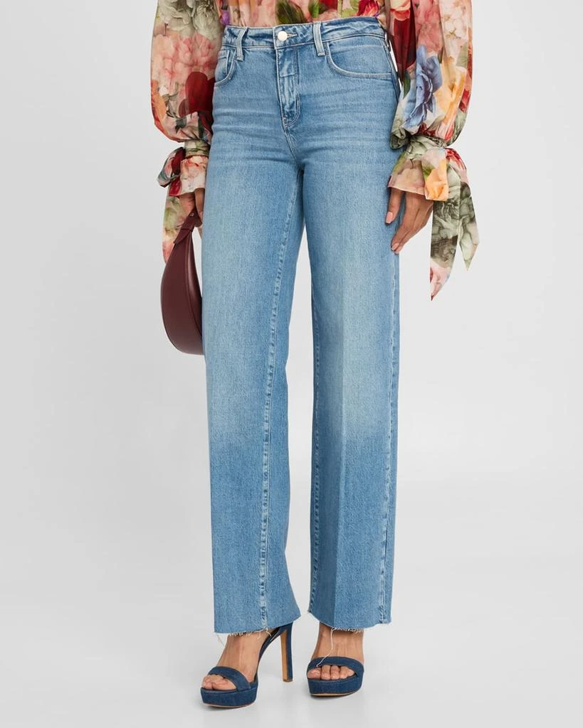 L'Agence Scottie High-Rise Wide-Leg Jeans 4