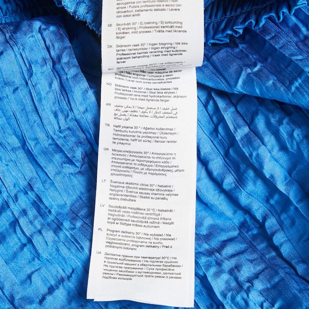 Maje Maje Blue Crepe Lace Trimmed Top and Skirt Set M/S 8