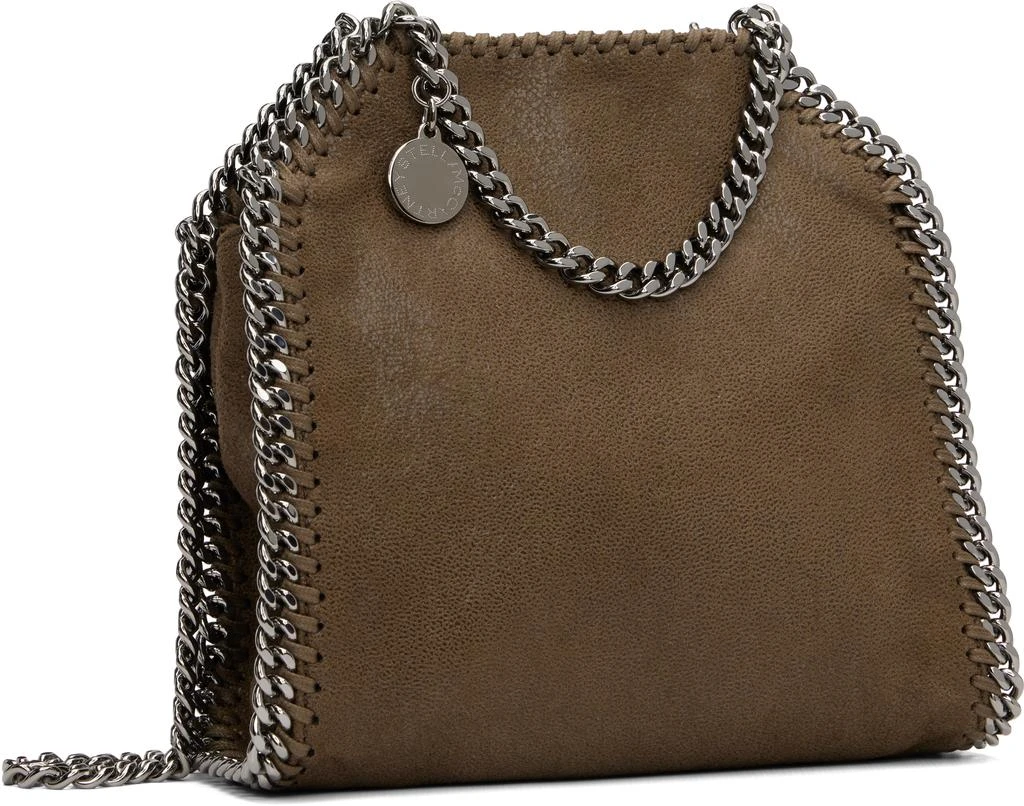 Stella McCartney Khaki Falabella Tiny Tote Bag 2