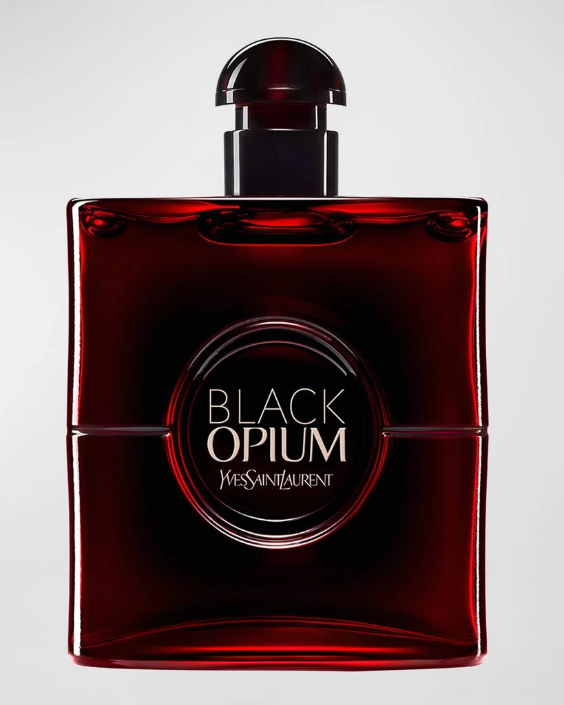 Yves Saint Laurent Black Opium Eau De Parfum Over Red, 3 oz. 1
