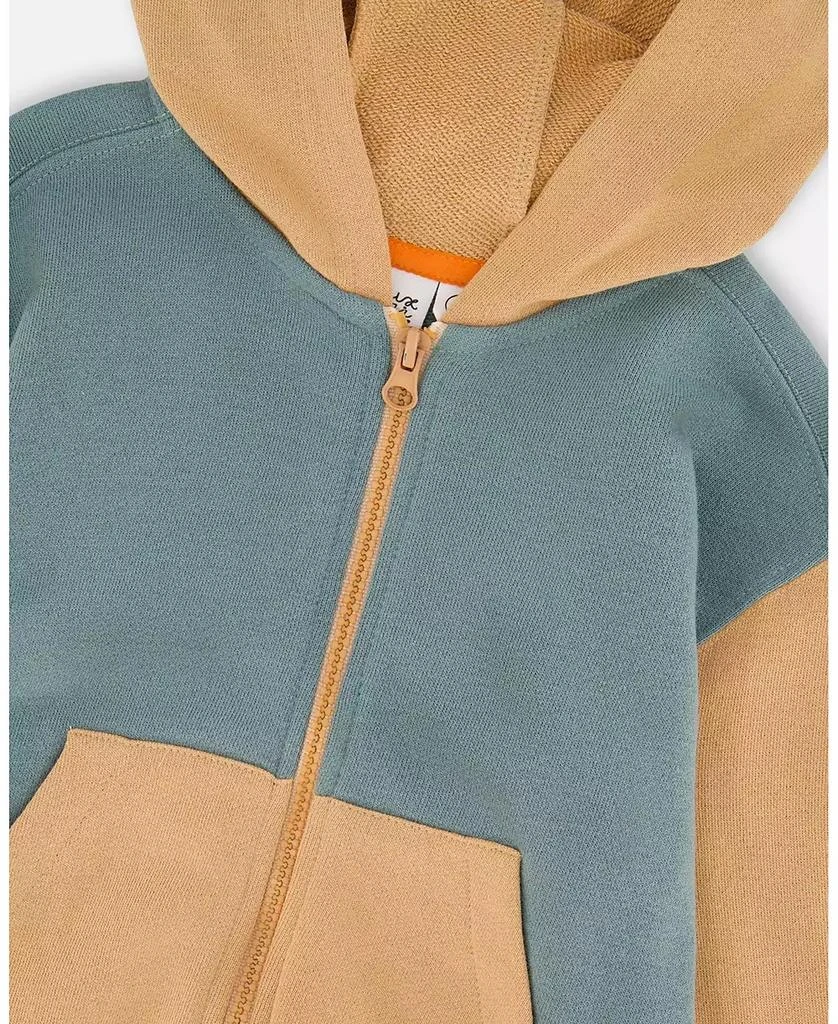 Deux par Deux Baby Boys Hooded French Terry Cardigan 4