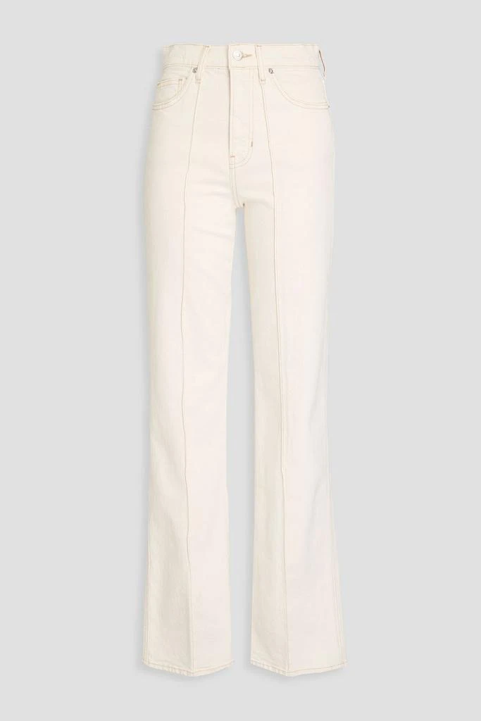 VERONICA BEARD High-rise straight-leg jeans 1
