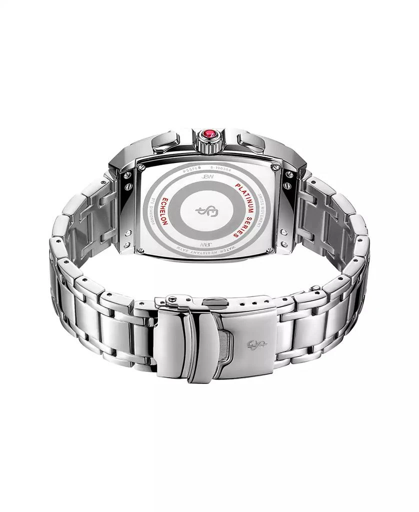 Jbw Men's Echelon Platinum Series Diamond (3 ct. t.w.) Stainless Steel Watch, 41Mm 2