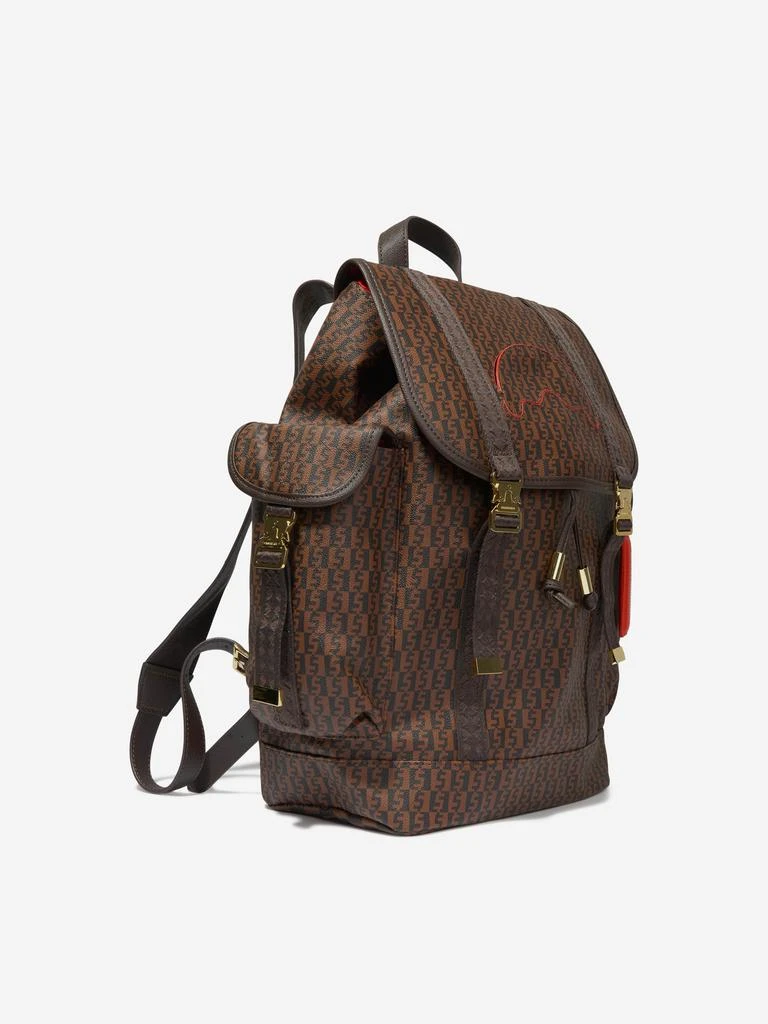SprayGround Sprayground Kids Money Check Monte Carlo Backpack in Brown 2
