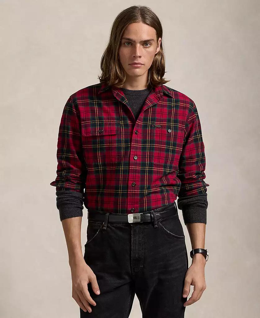 Ralph Lauren Men's Classic-Fit Plaid Oxford Workshirt