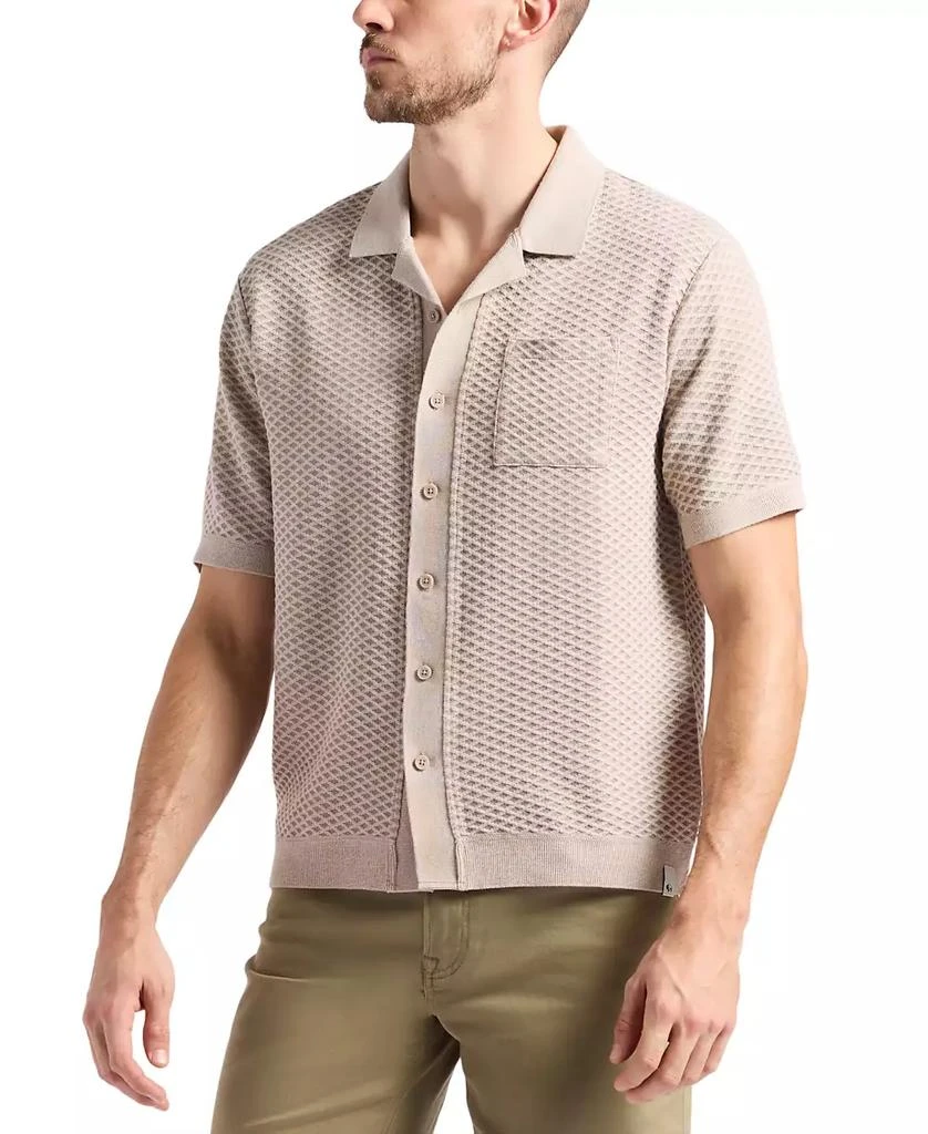 BUFFALO David Bitton Men's Willow Relaxed Fit Short Sleeve Button-Front Camp Shirt 3