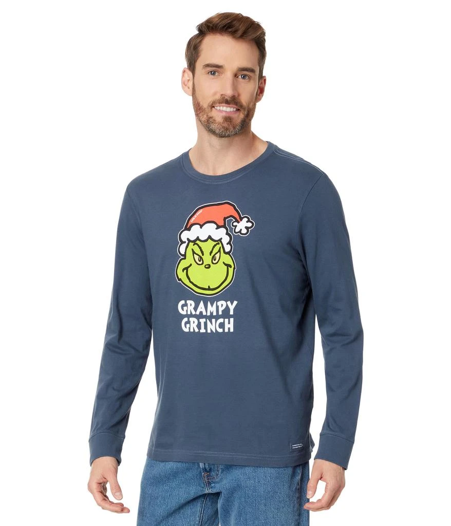 Life is Good Grampy Grinch Long Sleeve Crusher™ Tee 1