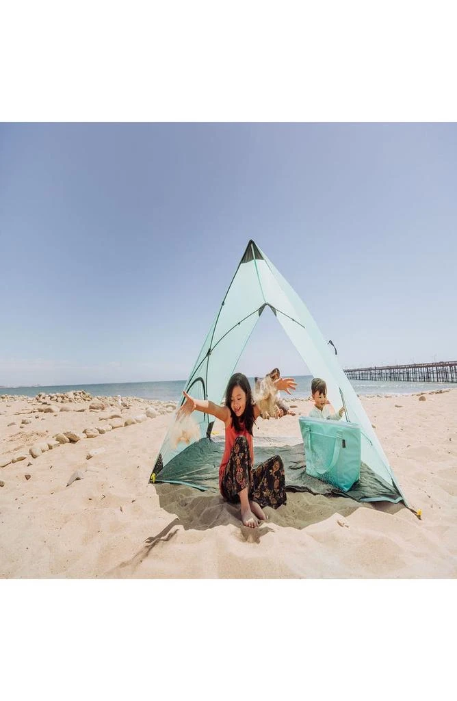 Picnic Time A-Shade Ice Blue Portable Beach Tent 5