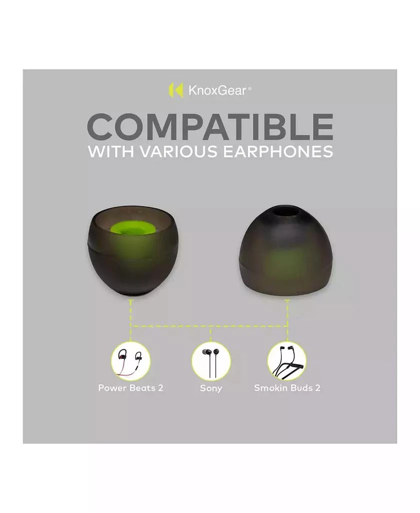 SONY WFC510 Truly Wireless Earbuds (Black) with Silicone Earbud Replacement Tips for In-Ear Headphones (Black, 6-pack) 3