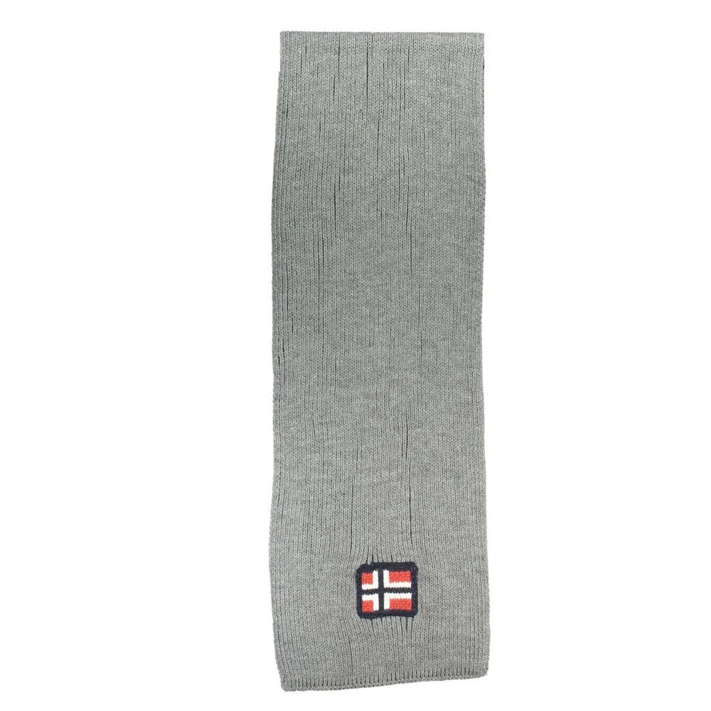 Norway 1963 Gray Acrylic Scarf 3