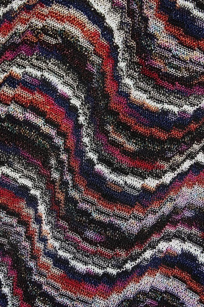 Missoni Metallic crochet-knit mini skirt 4