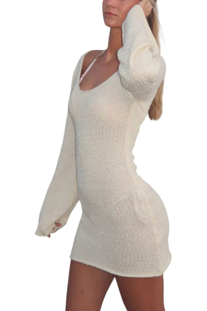 Beachside Dress  On Sale Now with Up to 19% Off | Discover Exclusive Deals  & Savings at BeyondStyle  Authentic Beige Botany women > dresses >  mini|3689994407|clothing|dresses|knit|mini|textured|white|women with  Limited-Time Discounts, Free