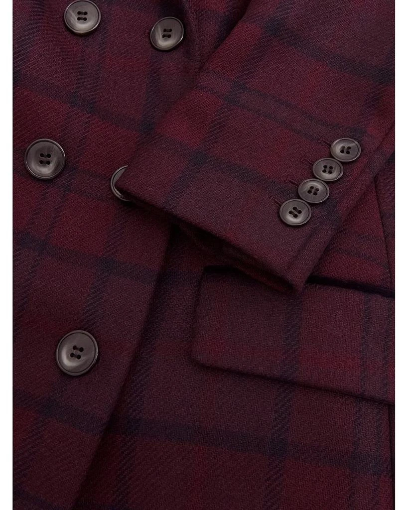 HOBBS LONDON Patricia Plaid Double Breasted Coat 6
