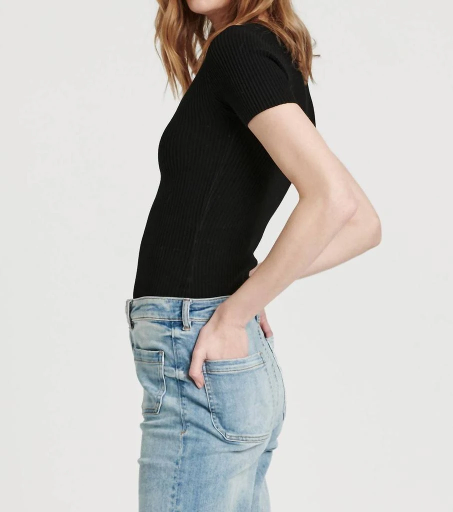 Another Love Rhiannon Sweater Top In Black 2