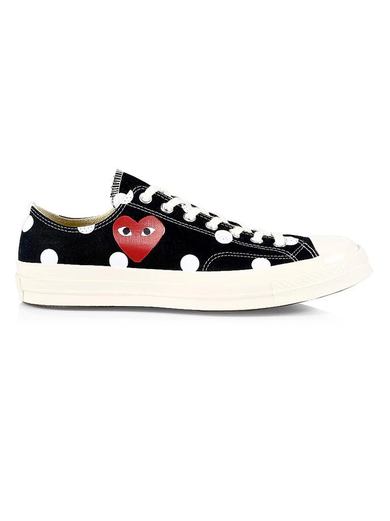 Comme des Garcons CdG PLAY x Converse Men's Chuck Taylor All Star Polka Dot Low-Top Sneakers 1