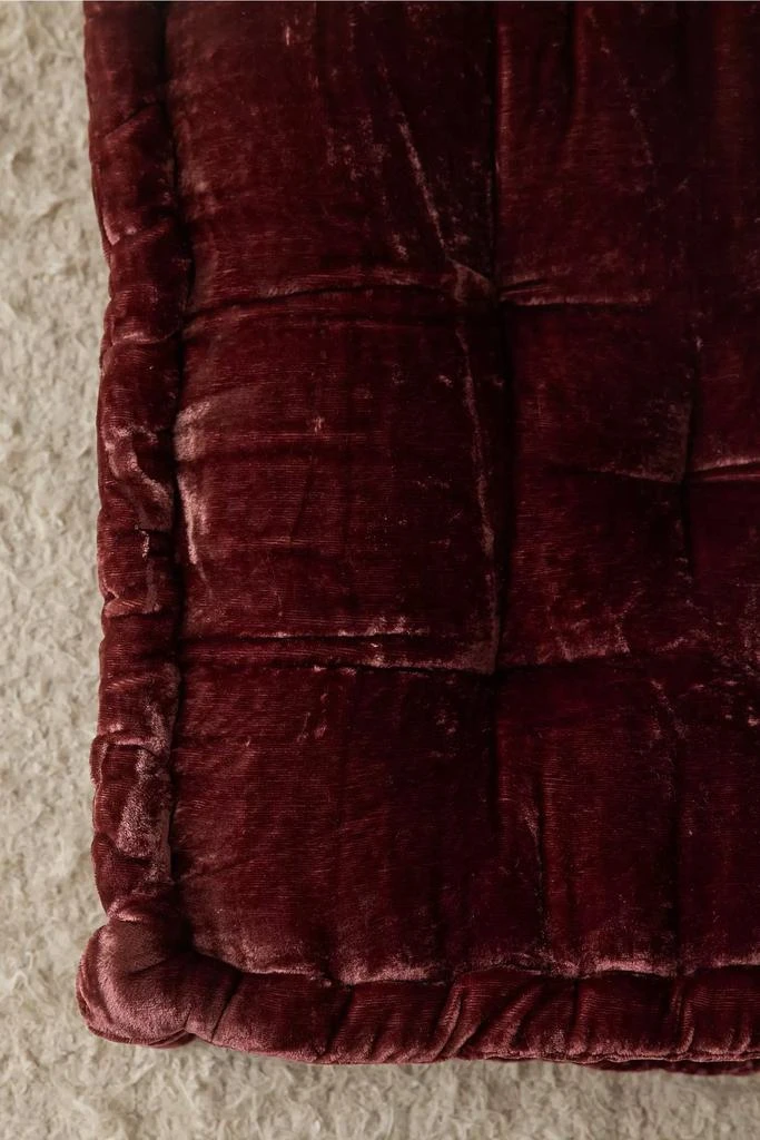 Urban Outfitters Ruthie Velvet Floor Pillow 4