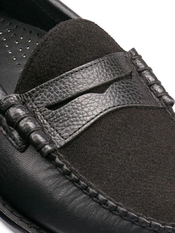 G.H. Bass Larson Letterman Leather & Suede Penny Loafers 8