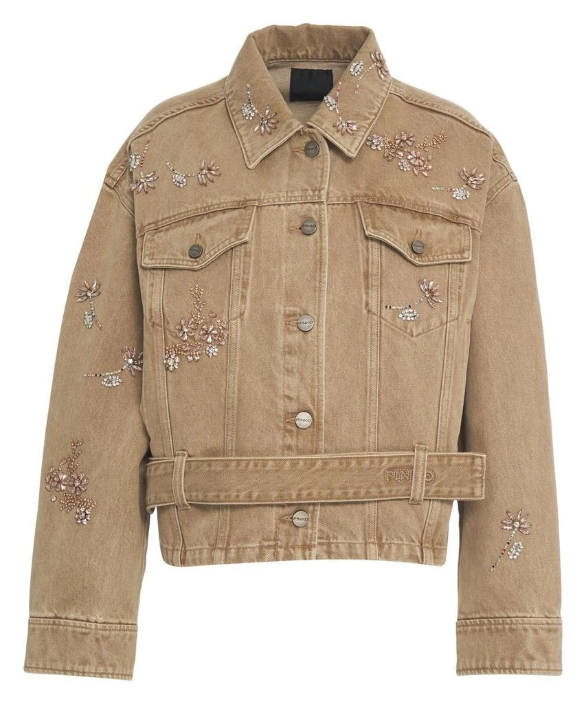 PINKO Pinko Embellished Denim Jacket