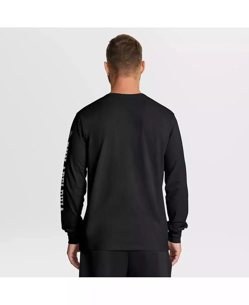 Fanatics Men's Black Philadelphia Eagles Hometown Sweep Legacy Long Sleeve T-Shirt 4
