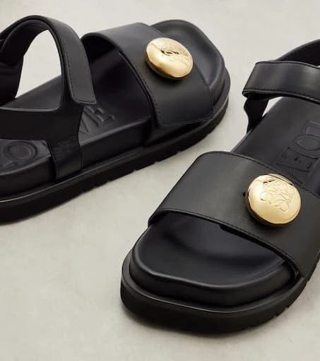 Loewe Pebble leather sandals 5