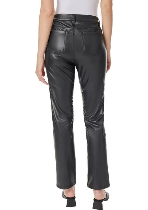 JONES NEW YORK New York Womens Faux Leather Lexington Straight Leg Pants 2