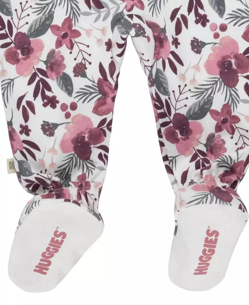 Huggies Baby Girls Organic Printed Coverall 5