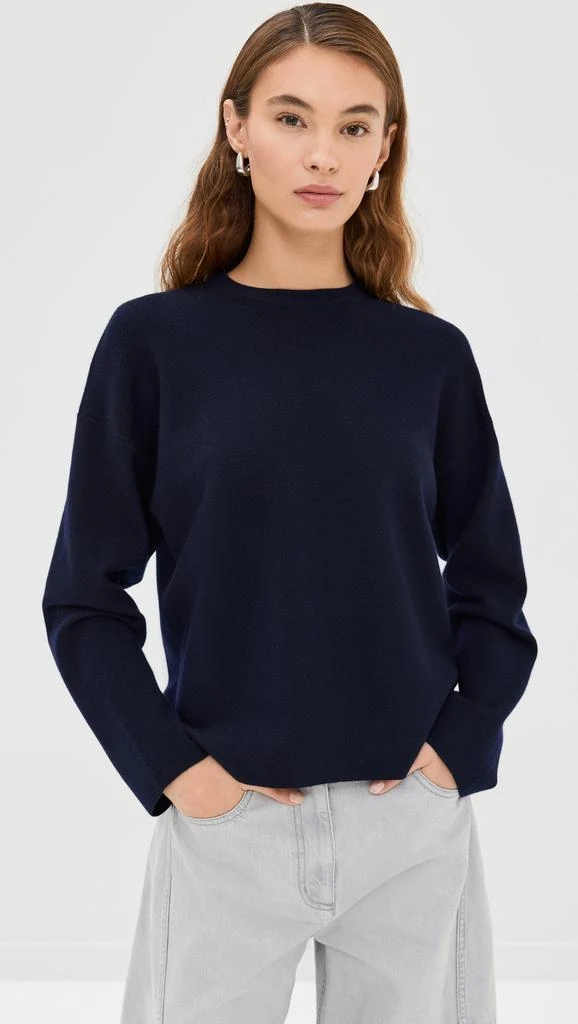 Tibi Double Faced Cashmere Oversized Easy Sweater 6